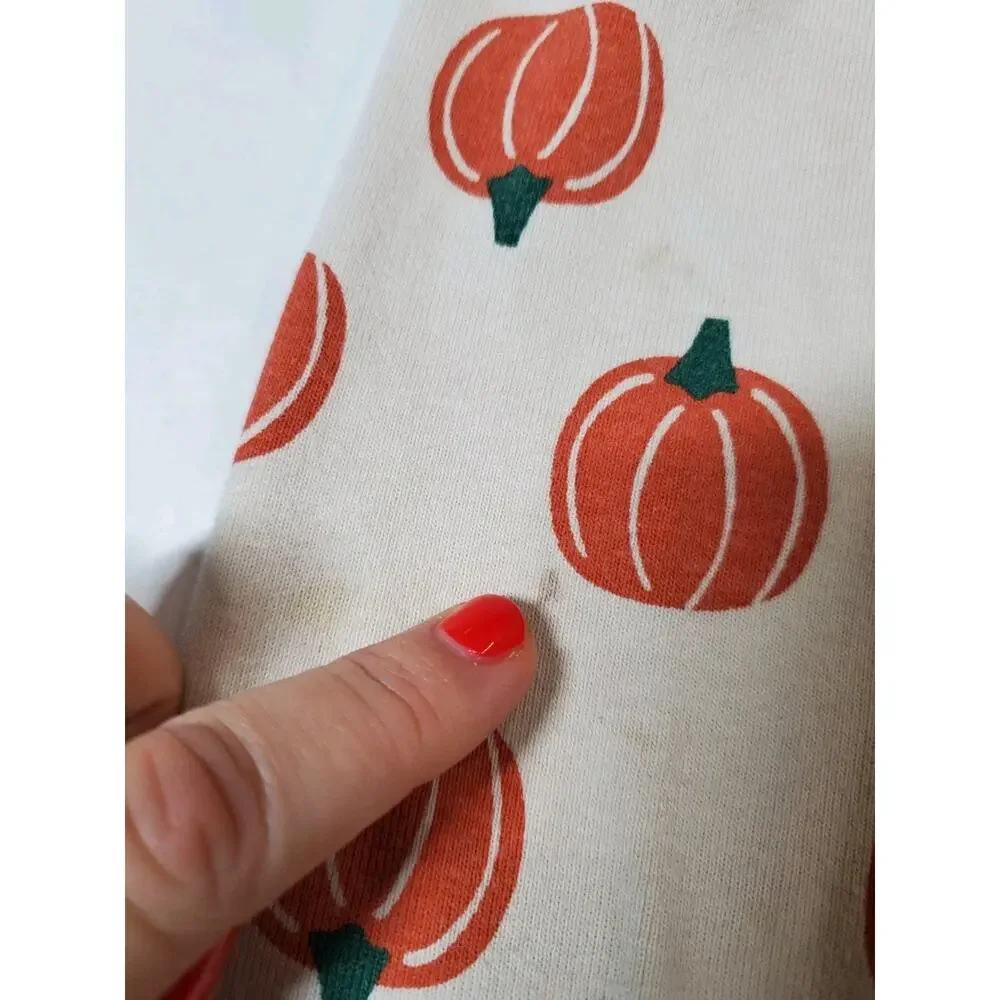 Hanna Andersson 110 Girls 5 LOT Bottoms Shorts Top Carrots Cherries Pumpkins‎